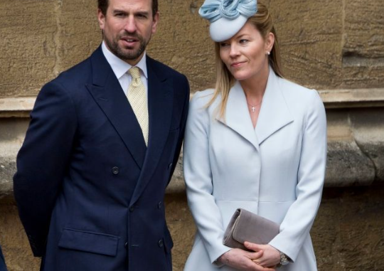 Peter Phillips with his ex-wife Autumn Phillips
