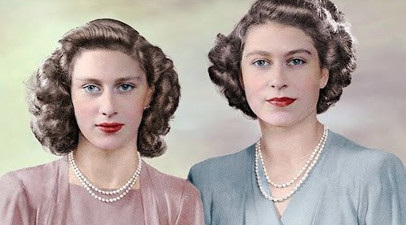 Princess Margaret and her sister, Queen Elizabeth II