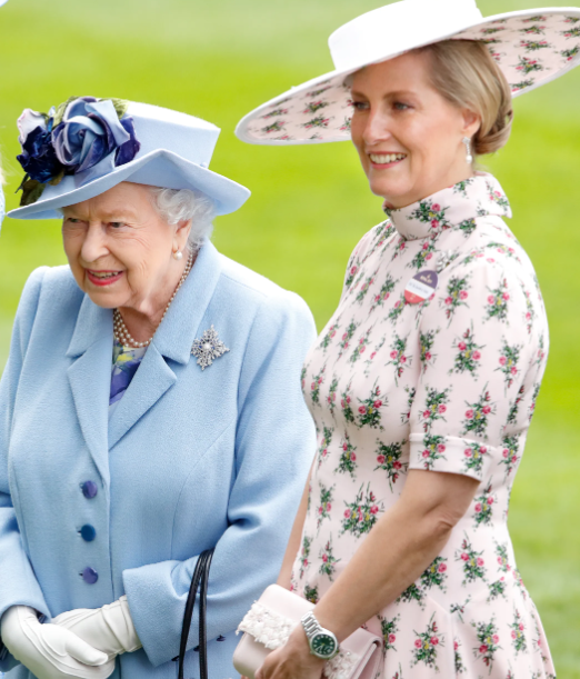 Queen Elizabeth II and her Daughter-in-Law Sophie Wessex