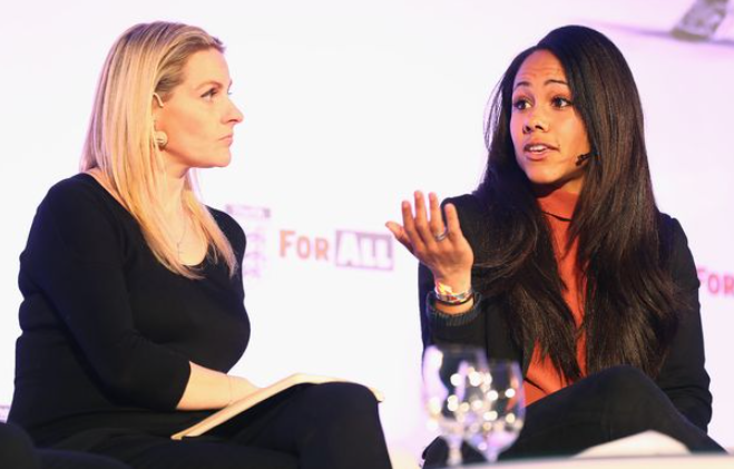 Alex Scott opened up about her relationship with former footballer Kelly Smith