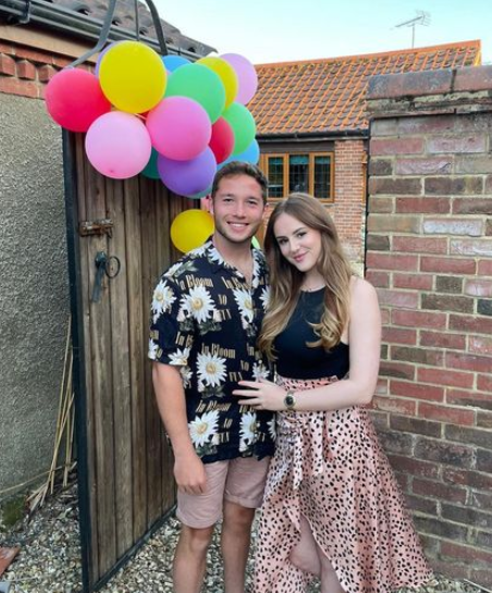 Alfie Hewett and his girlfriend, Lily Cunningham