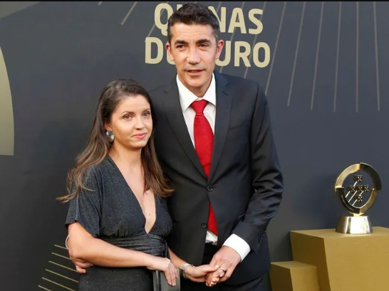 Bruno Lage and his wife, Maria