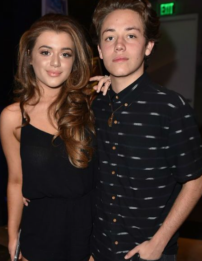 Ethan Cutkosky and his girlfriend, Brielle Barbusca