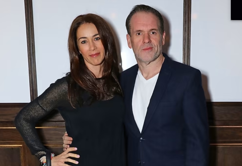 Chris Moyles and his girlfriend, Tiffany Austin