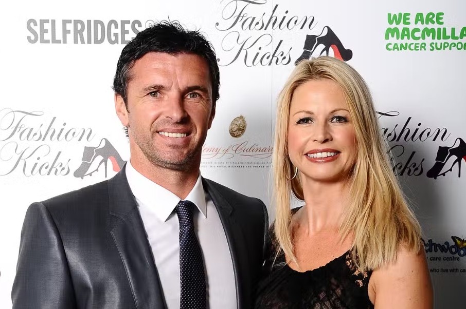 Gary Speed and his wife, Louise