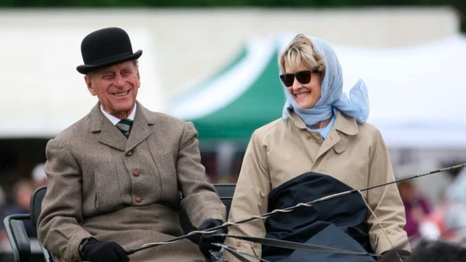 Prince Philip and Penny Knatchbull