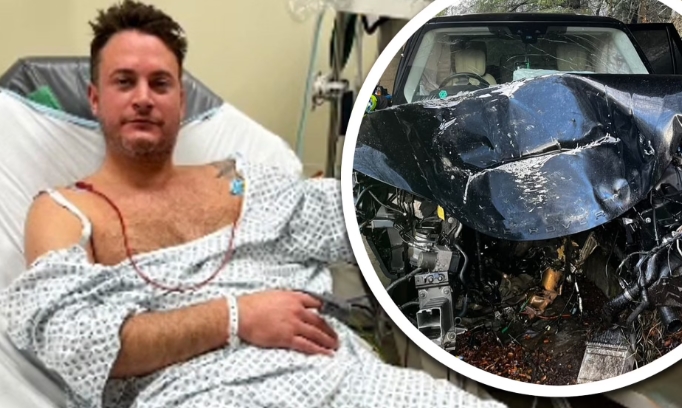Gary Lucy is healing after car crash