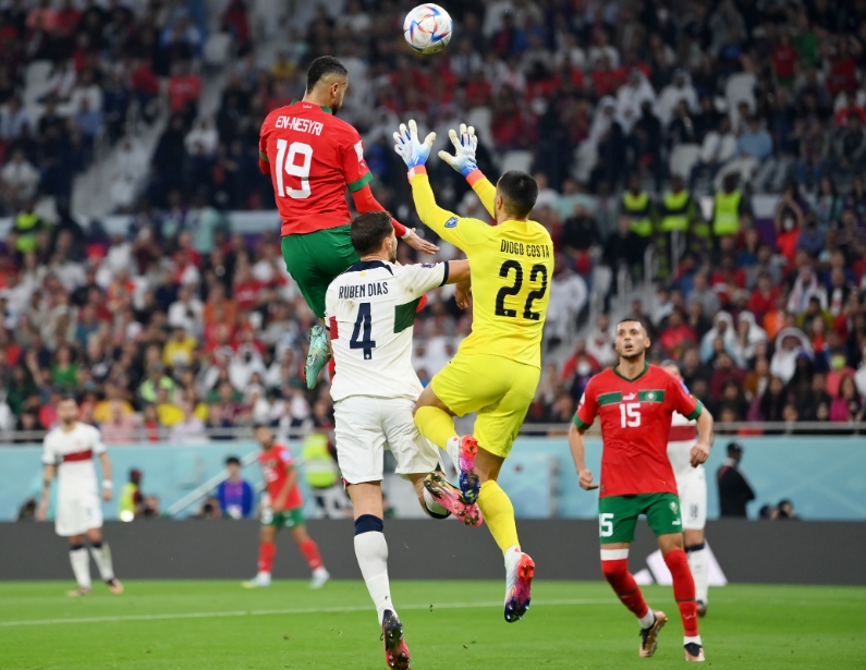 Youssef En-Nesyri scored a winning head goal against Portugal by the score 1-0 in the quarter-final of FIFA World Cup 2022