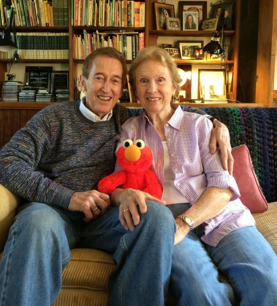 Bob McGrath and his wife, Ann Logan Sperry