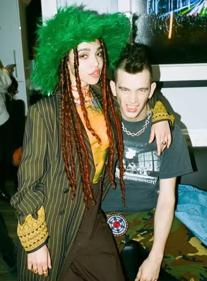 Matthew Healy and his ex-girlfriend FKA Twigs