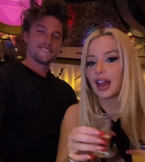 Brett Robinson and Tana Marie Mongeau made video together in a TikTok