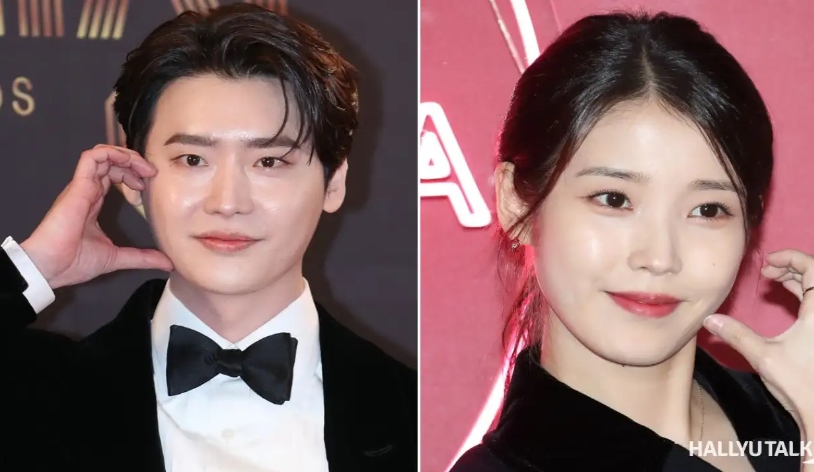 IU (right) and Lee Jong-suk (left) are dating each other