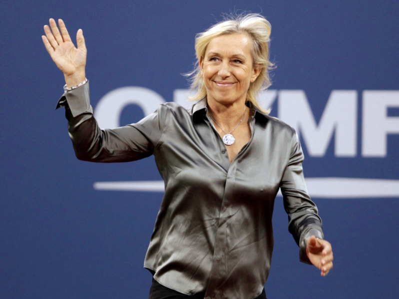 Former Czech–American professional tennis player, Martina Navratilova