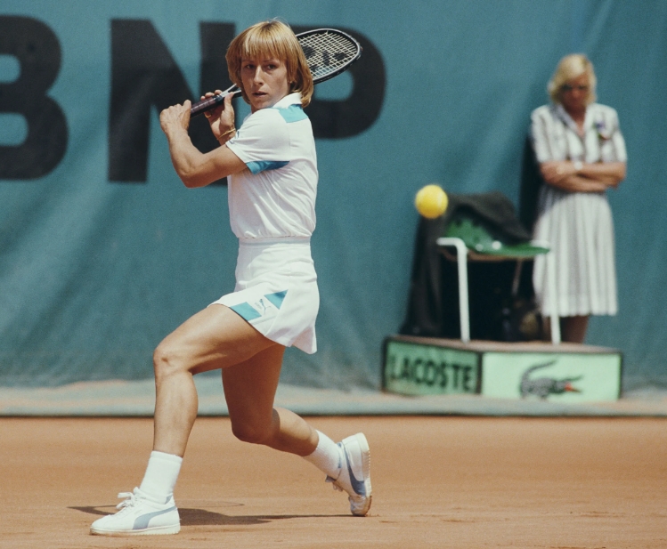 Professional former tennis player, Martina Navratilova