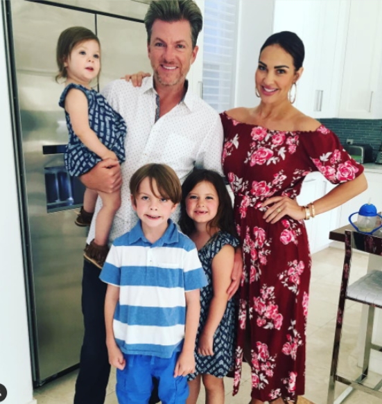 Tiffany Fallon with her ex-husband Joe Don Rooney and their children